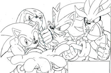 Sonic,knuckles,shadow,silver pl