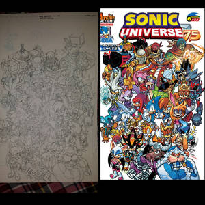 sonic universe 75 variant 6