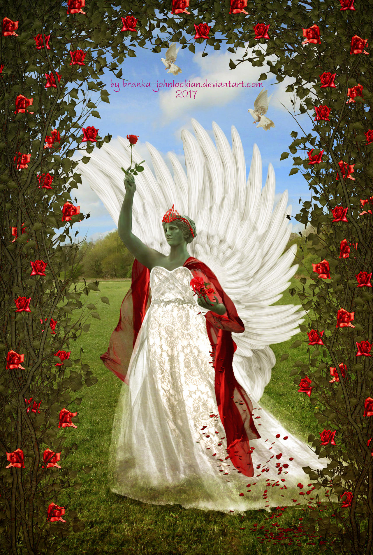 Angel of Roses