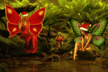 Even Fairies Celebrate Christmas