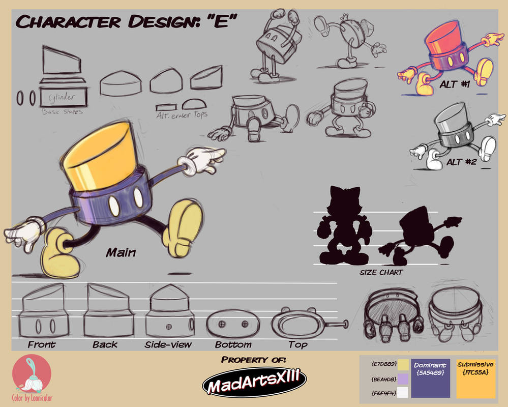 The Empty Character Design model sheet by MadArtsXIII on DeviantArt