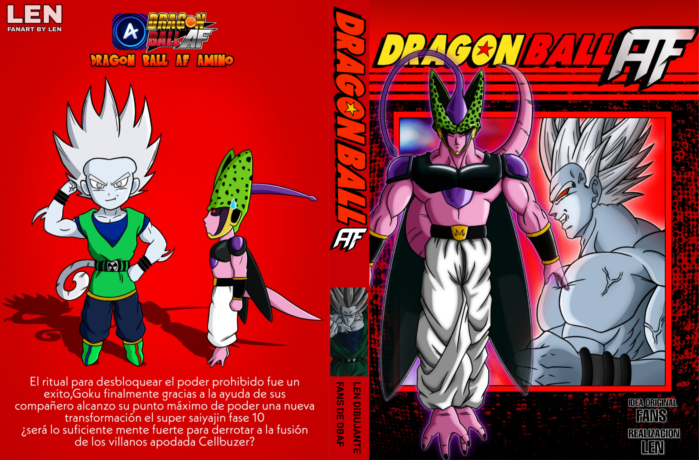 Dragon ball Af Manga portada Fanart by Len by LENDIBUJANTE on DeviantArt