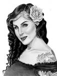 Kat Von D la pinup by tainted-orchid
