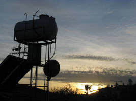 Watertank 'nd Sunset