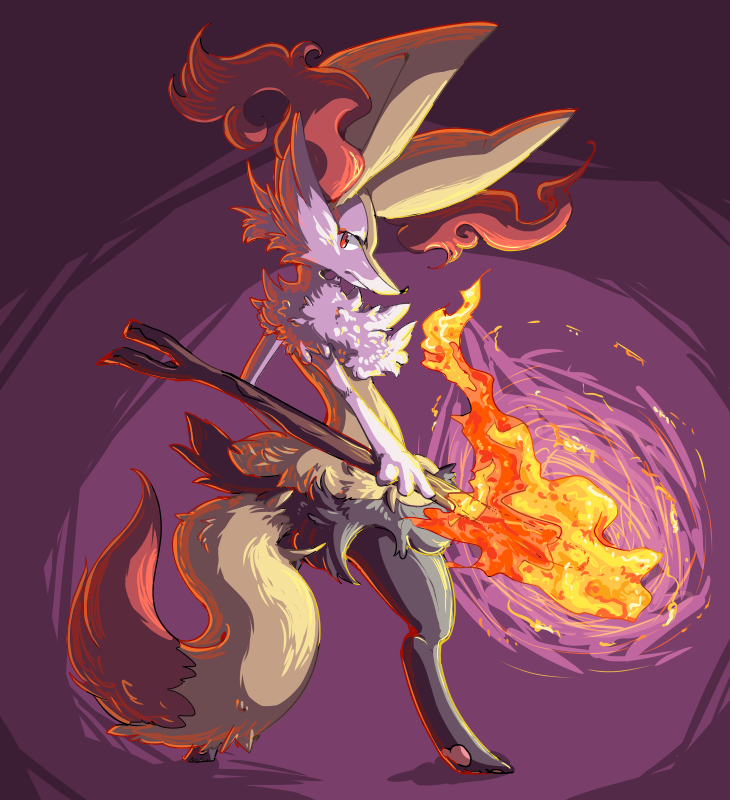 Bransect Pokemon pokeddexy 24 fav design - braixen by Peegeray on DeviantArt