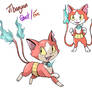 jibanyan as a pokemon