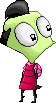 Zim Pixel Art by Peegeray