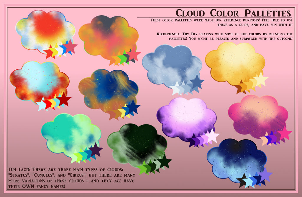 Cloud Color Pallets by Vixeria on DeviantArt