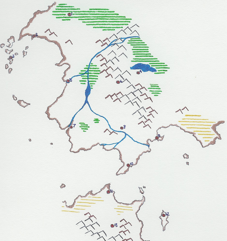 Fated Meetings Map