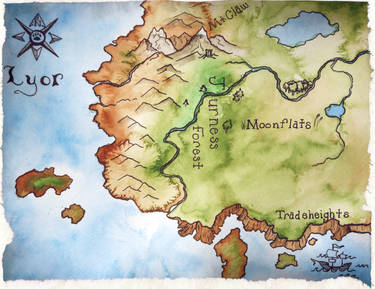 Map of Lyor