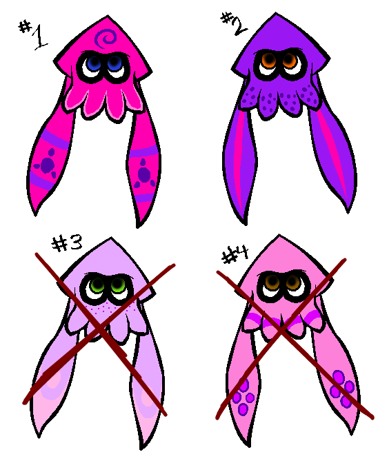 -NEW- Squid Adoptables set 1 [2/4 OPEN]