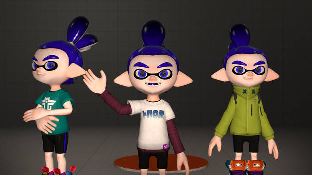 Some Inkling textures I made