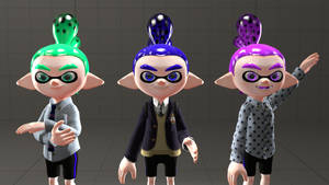 Spotted Inkling Girl Texture Tests by CassandraMarteena on DeviantArt