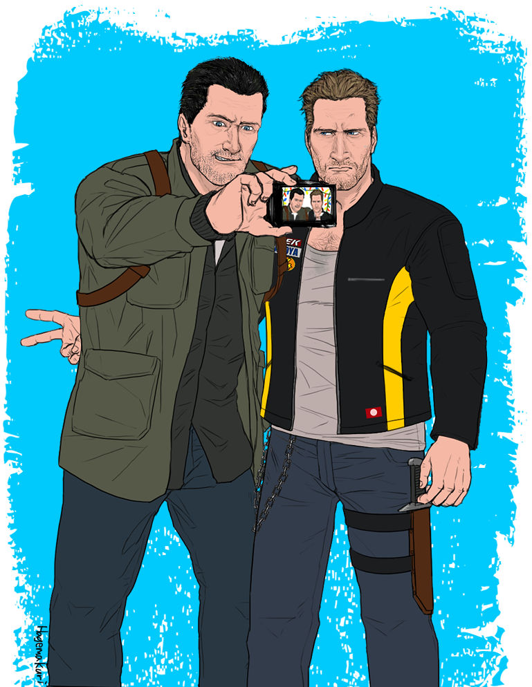Dead Rising Frank and Chuck by HerrJohnDoe on DeviantArt