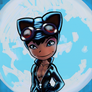 Catwoman in moonlight