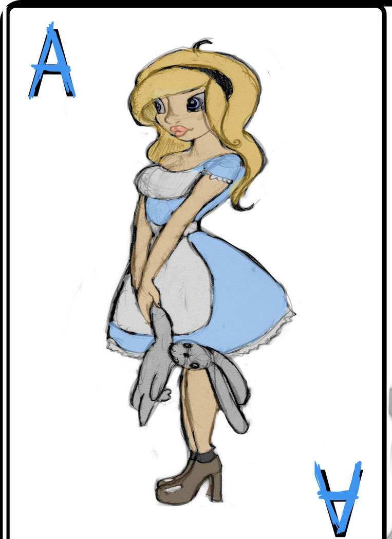 Alice Coin Deviantart Alice Card by techocutie on DeviantArt