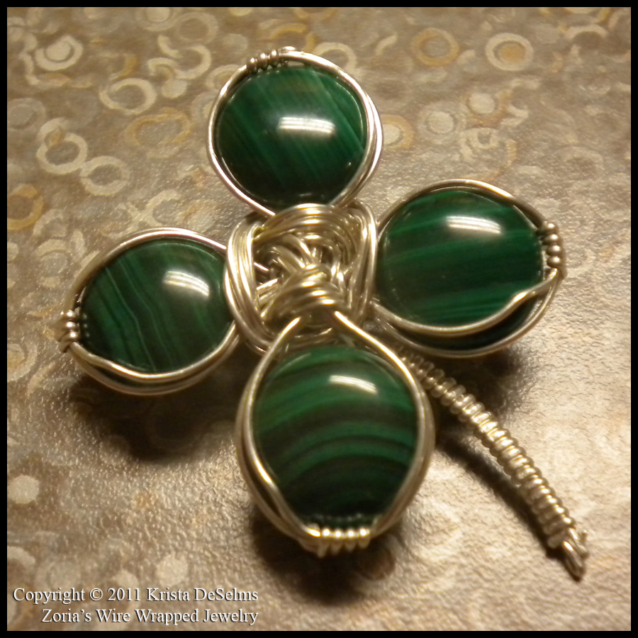 Four Leaf Clover Broach 110