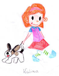 Icetruck Girl and Doggy