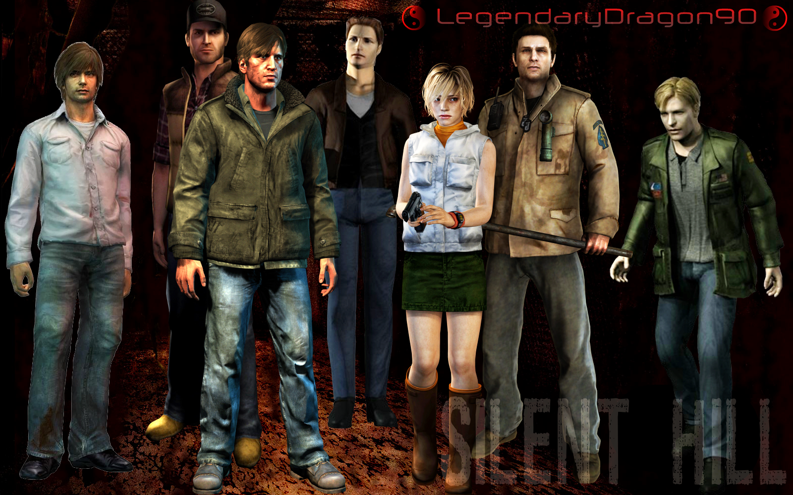 Silent Hill 1 - Characters by BlackDiamond95 on DeviantArt