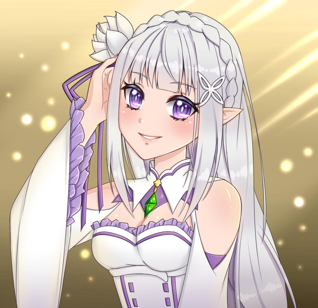 Emilia Re Zero FanArt By VanCola On DeviantArt emilia-re-zero-fanart-by-vancola-on-deviantart