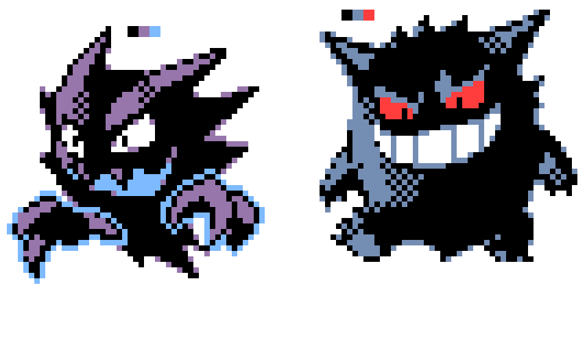 Shiny Gengar PxG Version by Preedo on DeviantArt