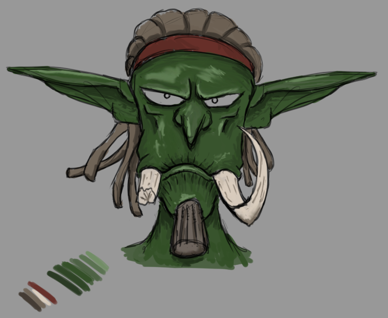 rasta orc WIP