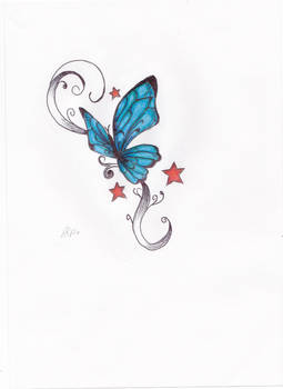 butterfly tattoo for friends mom