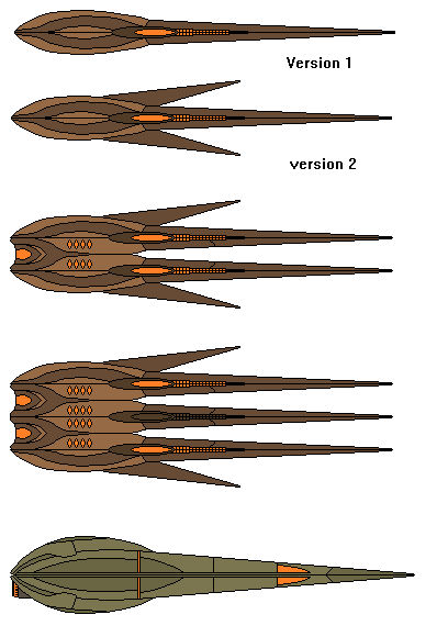 The Invaders Ships type by Captain-Forsyth on DeviantArt