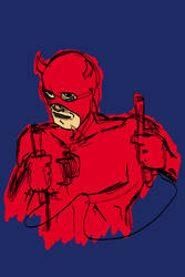 Dare-Devil sketch.