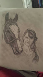 girl and horse