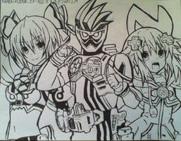 Kamen Rider Ex-Aid x Hyperdimension Neptunia