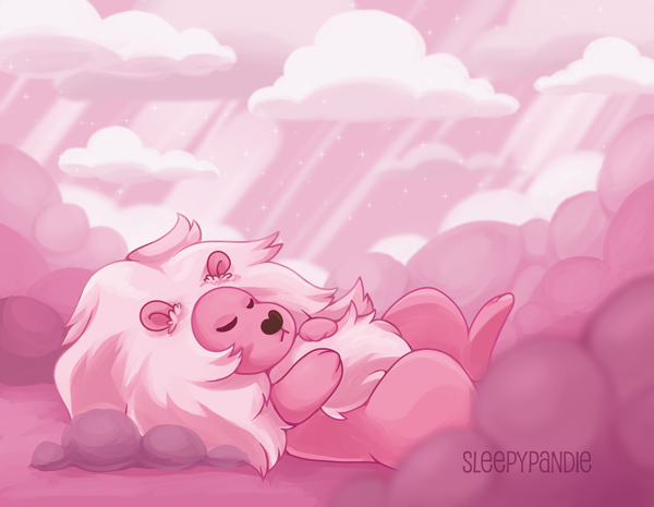 Steven Universe Sleeping Lion