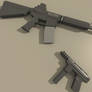 Tec-9 and M4A1