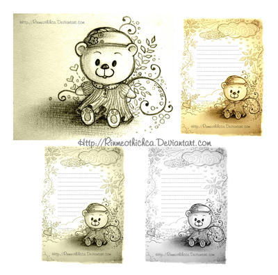 Letterhead Teddy Bear