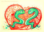 Valentine's snake by Rinmeothichca