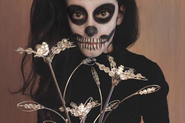 Monsters love flowers too ! by MariaGalea