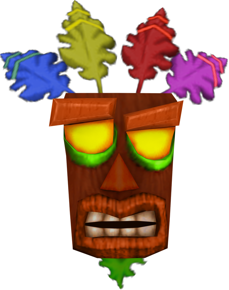 Aku Aku (20th Anniversary Edition) Render by CRASHARKI on DeviantArt