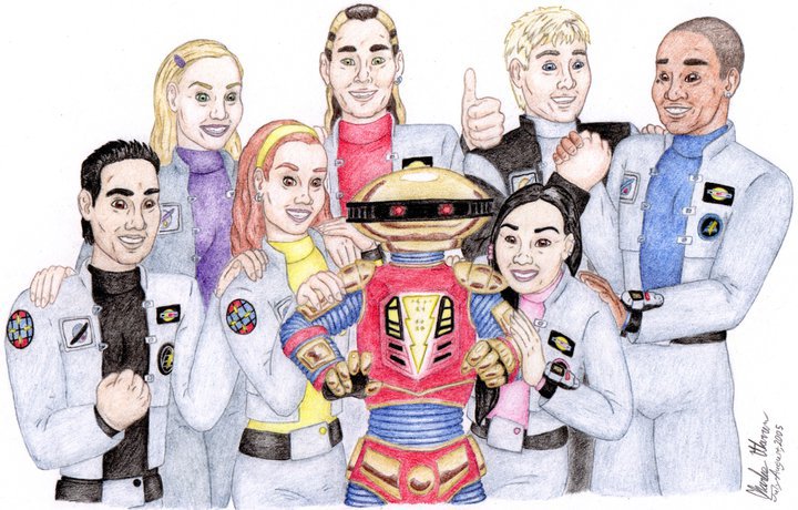 Space Rangers Deviantart power rangers in space team by wweart92 on DeviantArt