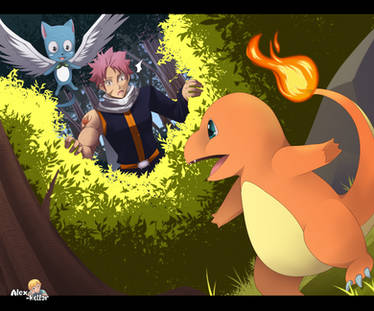 Commission: Salamander meets Charmander