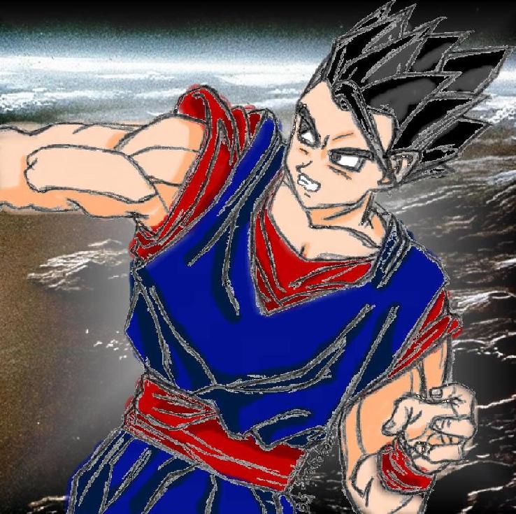 Son Gohan - coloured in