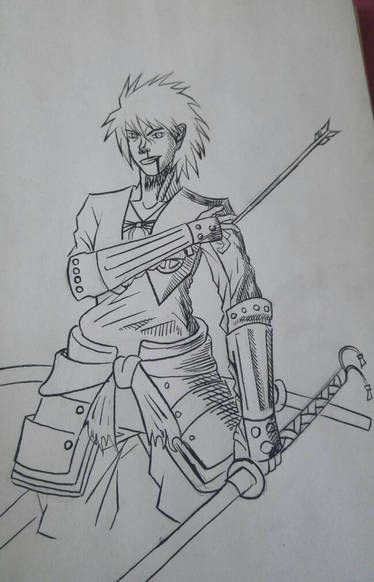 Shimazu Toyohisa from Drifters Anime, Speed Drawing