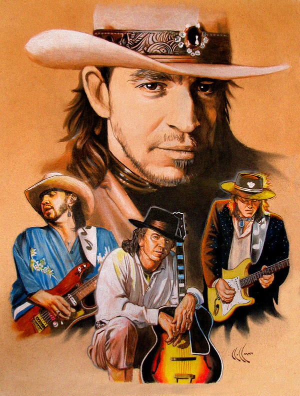 Stevie Ray Vaughan by choffman36