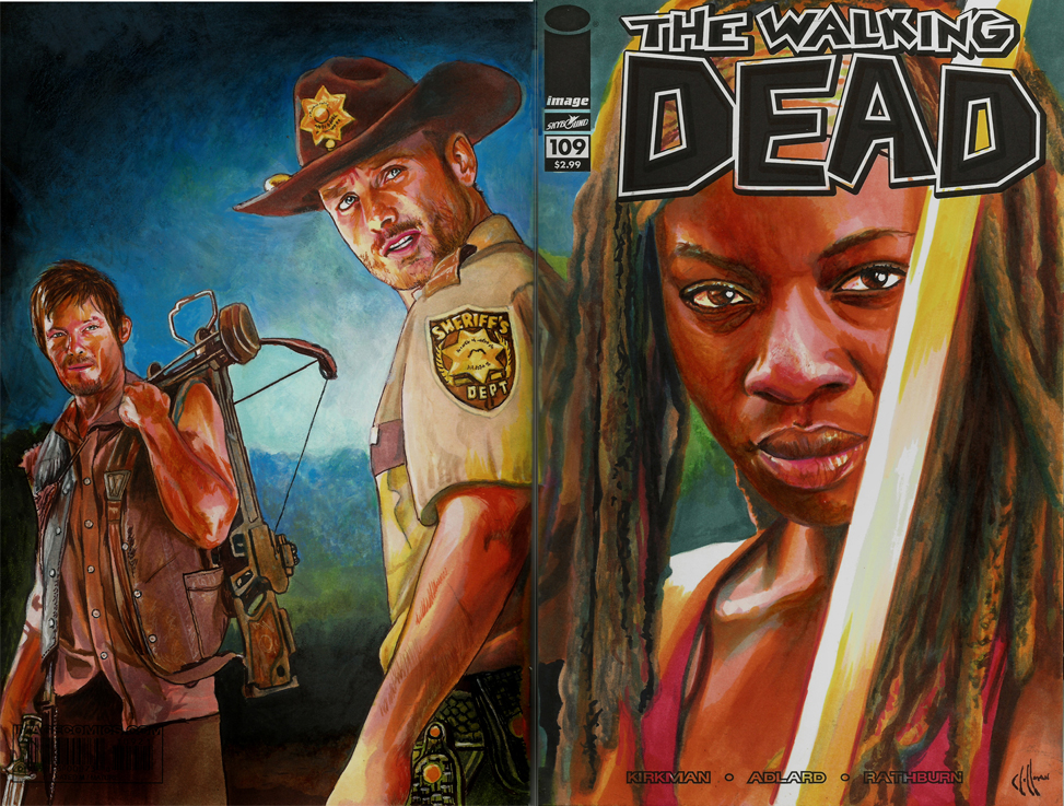 Walking Dead 109 variant sketch cover