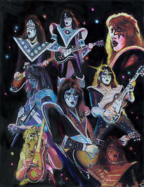 Ace Frehley Prisma collage
