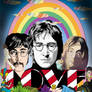 John Lennon vector collage