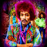 Jimi Hendrix colored