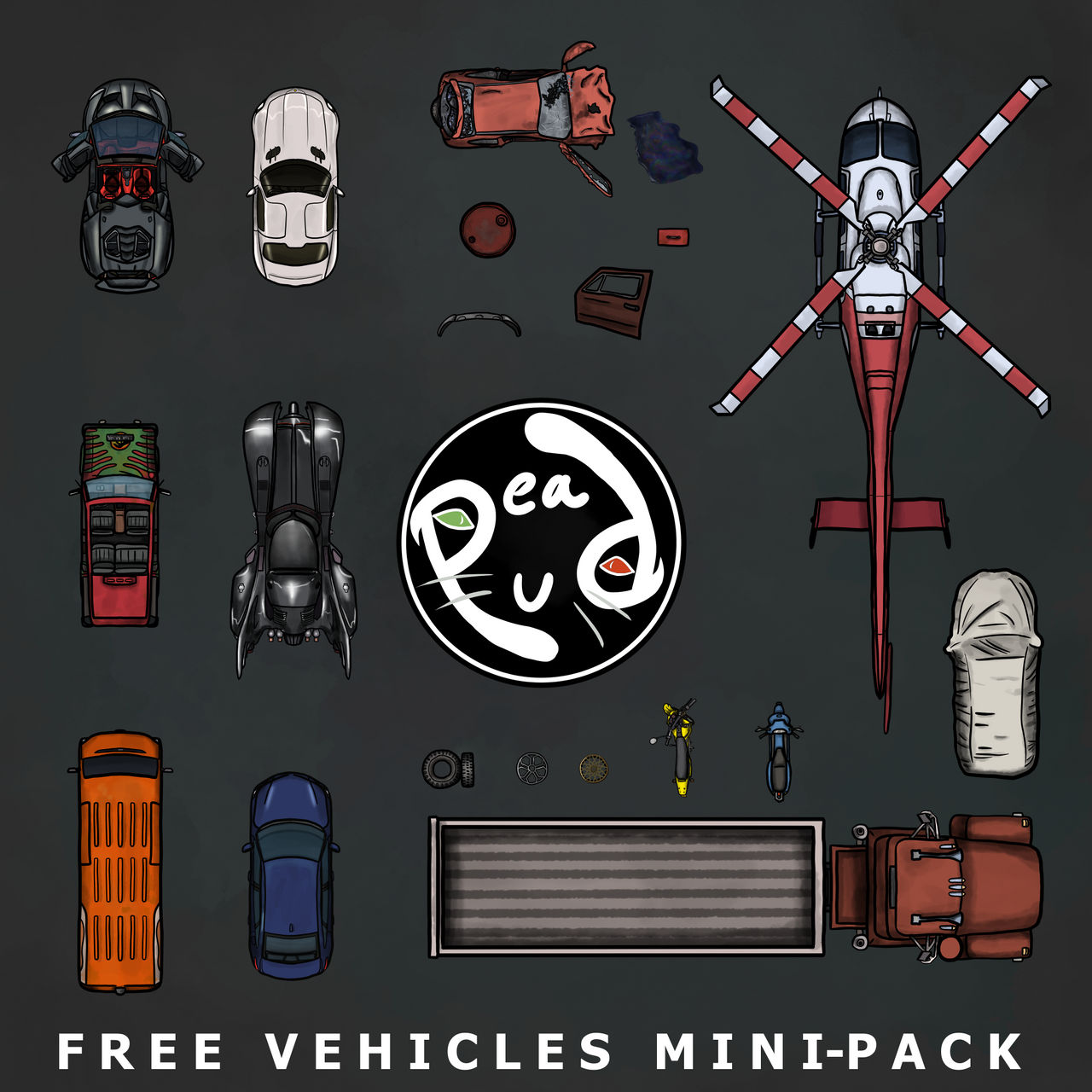 TTRPG Free Vehicles Mini-Pack (PeaPu) by PeaPuOfficial on DeviantArt