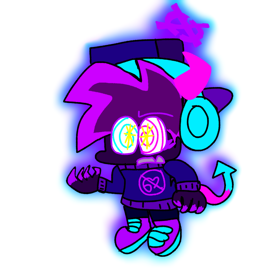 Fnf Spectral form scrapped eli/elini boyfriend by MameevaElenielLoll2 ...