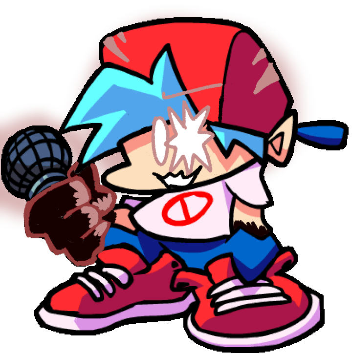Fnf Object Bf Fnf Bf got Possessed By The Glitch Core Bf for now by ...