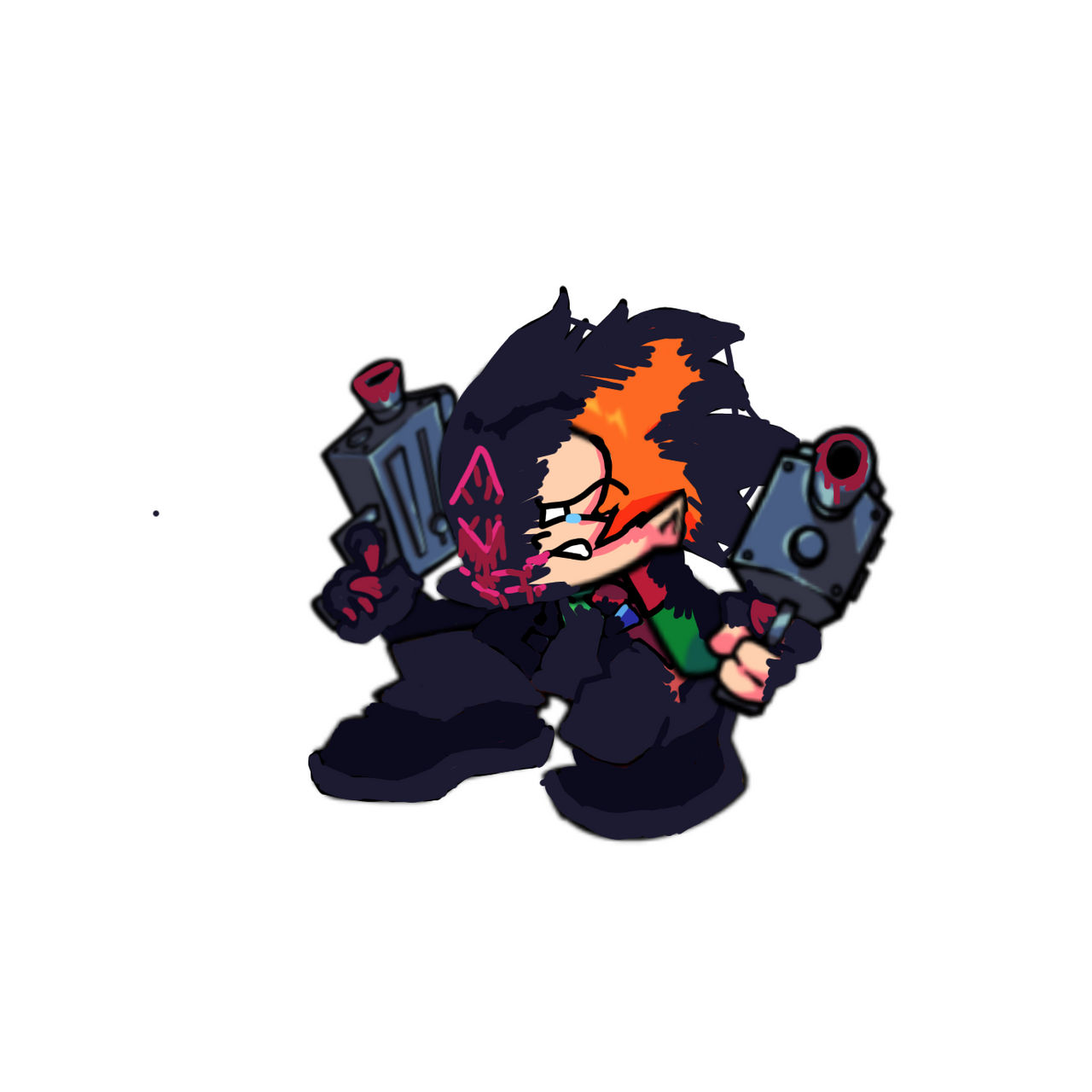 Corrupted Style Fnf Different 79% Corrupted Pico by MameevaElenielLoll2 on DeviantArt